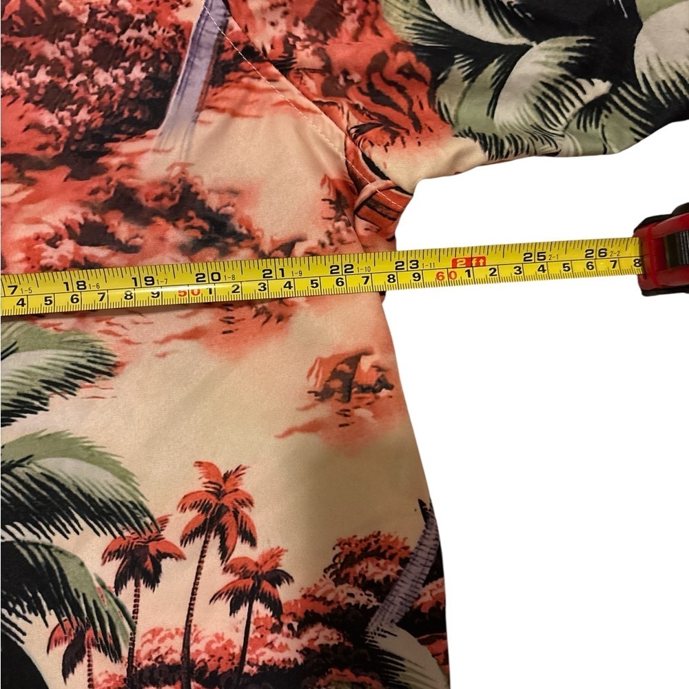 Tropical Hawaiian Print Men's Button Up Shirt SET OF 2! - Picture 8 of 12